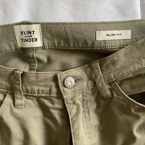 SWANK ASS Flint and Tinder Green 365 Slim Fit Pants - Lichen Forest 32x30